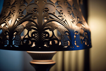 Lamp closeup illustration