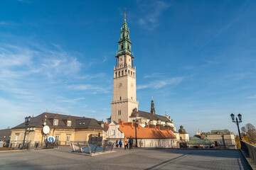 The Jasna Gora monastery in Czestochowa city