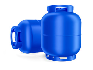 Sticker - Gas cylinder in realistic 3d render