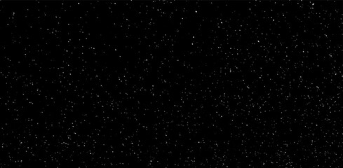 Wall Mural - snow, stars, twinkling lights, rain drops on black background. abstract vector noise. small particle