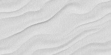 Seamless White Sandy Beach Or Desert Sand Dunes Transparent Texture Overlay. Boho Chic Western Theme Summer Vacation Repeat Pattern Background. Grayscale Displacement, Bump Or Height Map 3D Rendering.