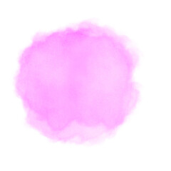 Wall Mural - Stylish pink circle abstract brushes