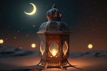 Wall Mural - Decorative Arabic lantern