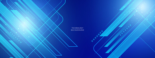 Modern technology circuit board texture background design. Waves flow. Quantum explosion technology. Quantum computer technologies concept. Futuristic blue circuit board background vector motherboard