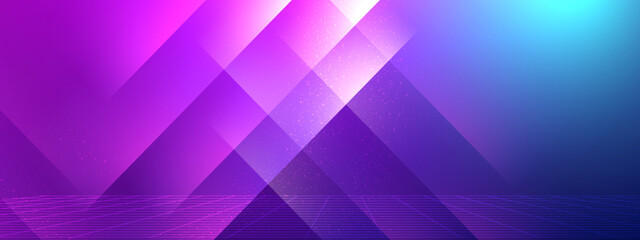 Vector Abstract futuristic circuit board and mesh line, Illustration high computer and Communication technology on blue color background. High tech digital technology, global social media concept