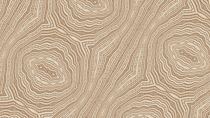 Wall Mural - African wood texture, ethnic design of a veined wood, seamless and textured pattern, illustration