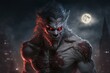 Terrifying werewolf