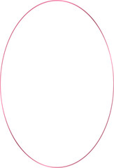 Poster - pink gold oval frame