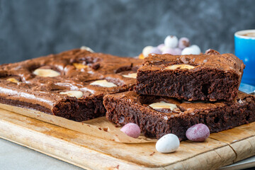 Sticker - Home baked Easter egg brownies