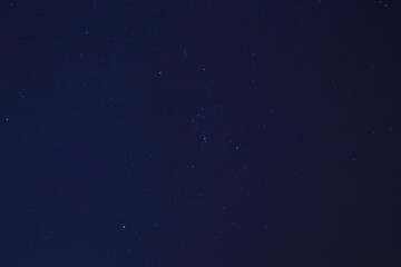 natural background: stars in dark blue night sky