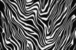 a black and white zebra print pattern, generative AI