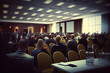 © Rade11 Photography - Business event in conference hall, group if people. Generative AI