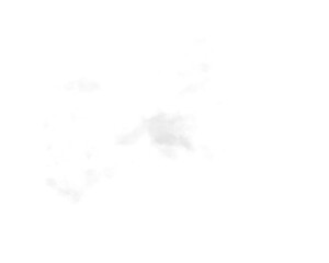 Wall Mural - single white cloud with transparent background