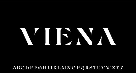 VIENA. the luxury and elegant font glamour style	
