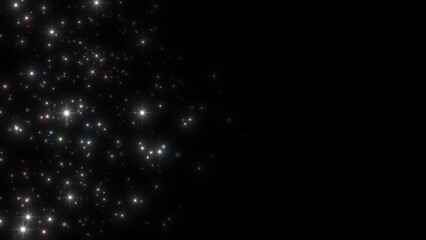 Wall Mural - magical light fairy dust background video glow effect