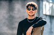 © carballo - portrait of young man with sunglasses