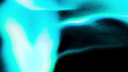 Wall Mural - Blue light. Motion. Black background with a playing spot of light made in abstraction.