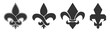 Fleur de Lis - 4 Different Shapes and Symbols
