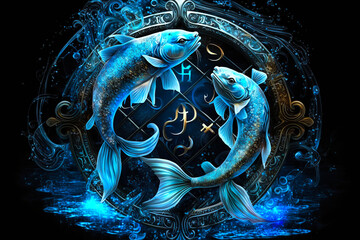 pisces fish horoscope sign symbol