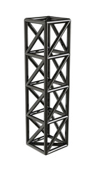 Canvas Print - Metal object with truss system in 3d render