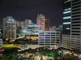 Cebu Skyline at Night - Cebu, Philippines