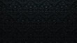 © RocknRoller Studios - Black 3D Rococo Pattern Background. Elegant Dark Ornate Wallpaper.