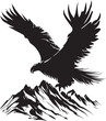 Flying Eagle Black Color Logo
