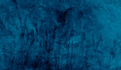 Wall Mural -  Beautiful Abstract Grunge Decorative Navy Blue Dark Stucco Wall Background.