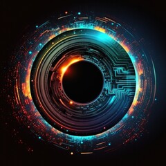 Wall Mural - Portal to the Metaverse, generative AI