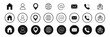 © Ophelia - Website set icons. Web icon set. Social media icons. Vector illustration.