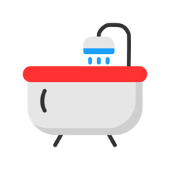 Poster - Bathtub Icon