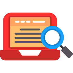 Sticker - Online Search Icon