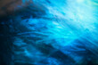 © Cavan Images - Details of blue resin art swirls