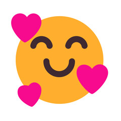 Sticker - Emoji- Vector Smiley Face