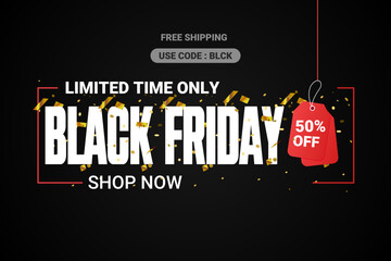 Sticker - Black Friday Background