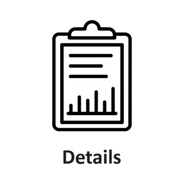clipboard, details vector icon