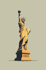 Wall Mural - statue of liberty
