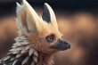Unique jackal hawk animal hybrid, amazing animals that doesn't exist! Made with generative AI