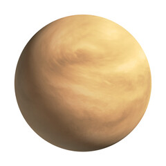 Wall Mural - isolated realistic Venus illustration