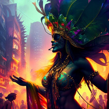 Carnaval Brasil 2023 -Generative AI