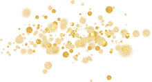 Gold Bokeh Confetti