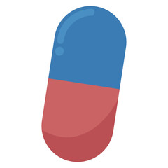 Sticker - medicine capsule icon