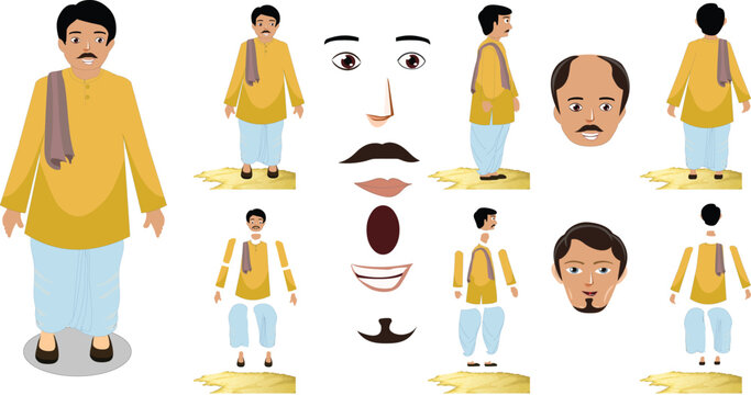 indian man cartoon character. indian village man moral stories for the best cartoon character. the c