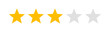 © ValGraphic - Three star rating