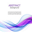 Abstract color waves background