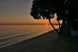 Sonnenuntergang am Meer Strand Kroatien