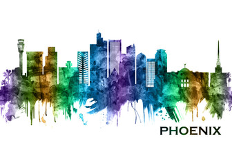 Wall Mural - Phoenix Arizona Skyline