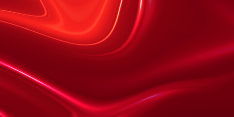 Abstract light and dark red luxurious smooth texture background. luxurious shiny and smooth silk and satin cloth texture background. Luxurious red cloth waves texture background.