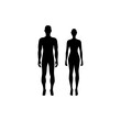© Agus - male and female body vector illustration for icon,symbol or logo. silhouettes of male and female bodies