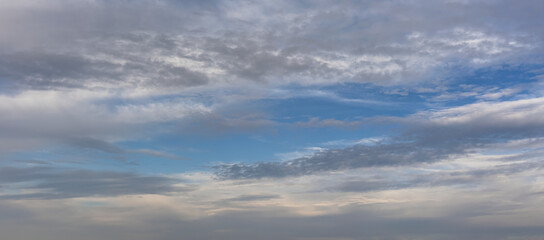 Wall Mural - blue sky with clouds background overlay. ideal for sky replacement